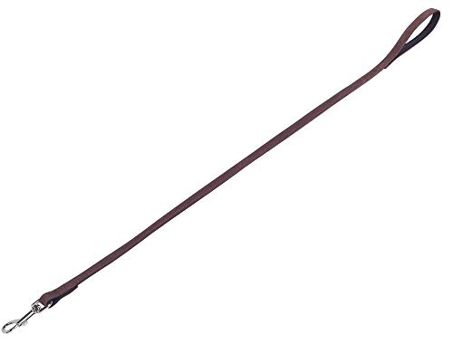 Nobby Leine VELOURS, braun (Root), L: 100cm, B: 14mm, 1 Stück von Nobby