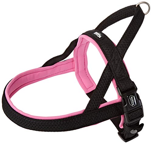 Nobby Norwegergeschirr Mesh Preno, pink L: 38-50 cm + 36 cm, B: 20/25 mm, 1 Stück von DOG Copenhagen