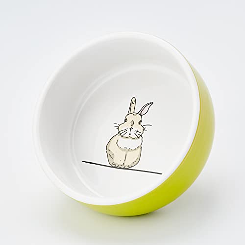 Nobby Nager Keramik Napf Rabbit, grün/weiß Ø 11cm x 4,5 cm, 1 Stück Nobby Nager Keramik Napf Rabbit, grün/weiß Ø 11cm x 4,5 cm, 1 Stück von Nobby