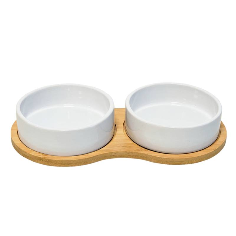 Nobby Napfset Bambasso - 2x 2400ml / 34 x 17,5 x 5,5 cm Nobby Napfset Bambasso - 2x 2400ml / 34 x 17,5 x 5,5 cm von Nobby