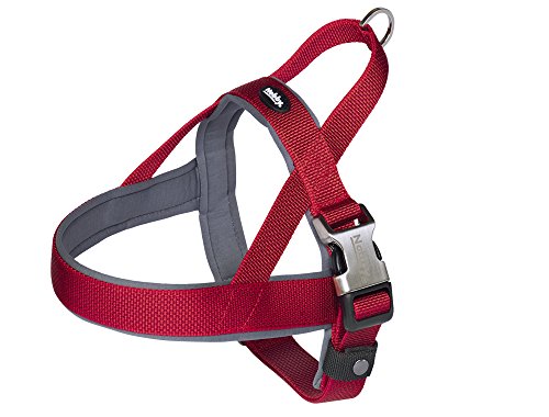 Nobby Norwegergeschirr Classic Preno Royal, rot L: 75-98 cm + 62 cm, B: 40/45 mm, 1 Stück von Nobby