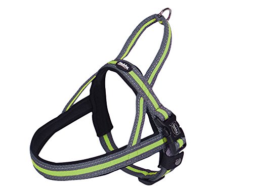 Nobby Norwegergeschirr Variado, neon gelb B: 40/45mm, L: 54cm + 68-85cm, 1 Stück Nobby Norwegergeschirr Variado, neon gelb B: 40/45mm, L: 54cm + 68-85cm, 1 Stück von Nobby