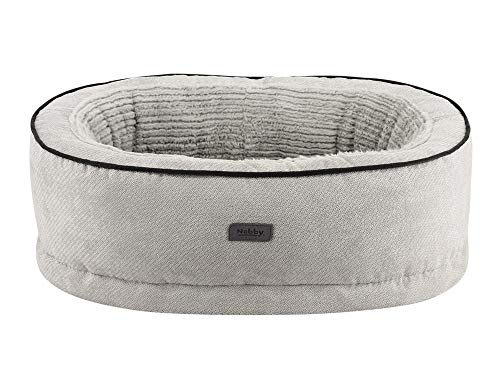 Nobby Orthopädisches Komfortbett oval LAGO hellgrau 85 x 60 x 19+5 cm Nobby Orthopädisches Komfortbett oval LAGO hellgrau 85 x 60 x 19+5 cm von Nobby