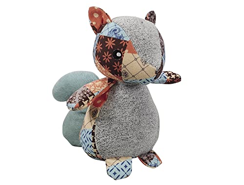 Nobby Plüsch Eichhörnchen Patchwork, 20 cm, 1 Stück von Nobby