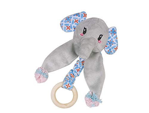 Nobby Plüsch Elefant mit Catnip mit Holzring, blau 16 cm, 1 Stück Nobby Plüsch Elefant mit Catnip mit Holzring, blau 16 cm, 1 Stück von Nobby