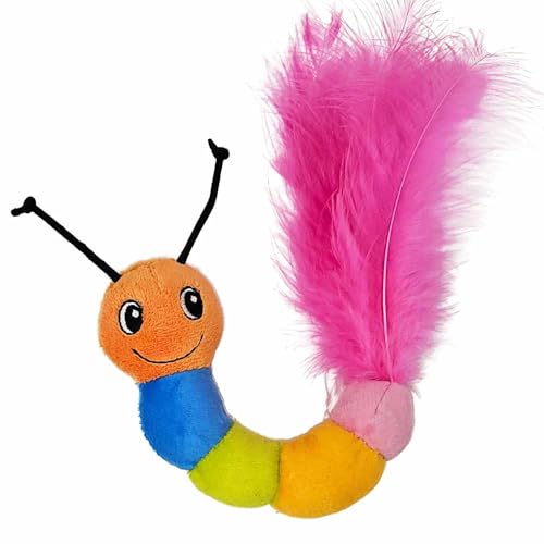 Nobby Plüsch Raupe mit Feder, mit Catnip 15 cm Nobby Plüsch Raupe mit Feder, mit Catnip 15 cm von Nobby