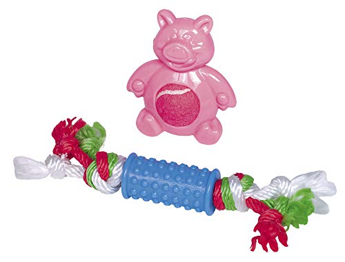 Nobby Puppy Set TPR, pink/blau 10 cm /21 cm, 1 Stück Nobby Puppy Set TPR, pink/blau 10 cm /21 cm, 1 Stück von Nobby
