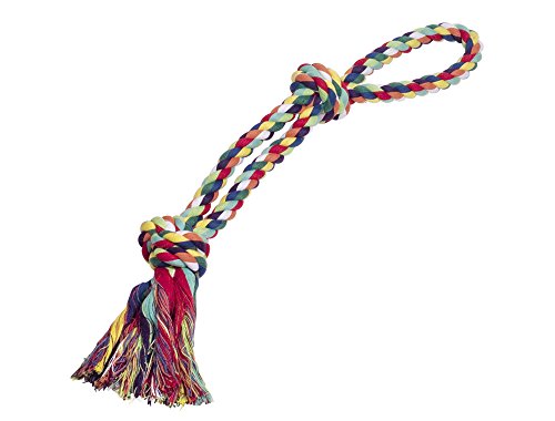 Nobby Rope Toy, Spielseil doppelt, bunt 55 cm, 320 g, 2 Knoten, 1 Stück Nobby Rope Toy, Spielseil doppelt, bunt 55 cm, 320 g, 2 Knoten, 1 Stück von Nobby