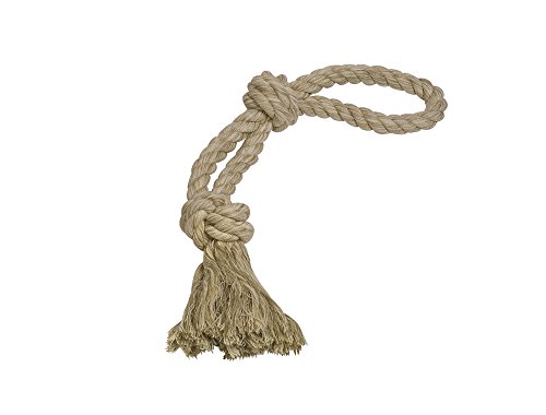 Nobby Rope Toy, Spielseil doppelt Sisal-Cotton-Mix, natur 55 cm, 350 g, 2 Knoten, 1 Stück Nobby Rope Toy, Spielseil doppelt Sisal-Cotton-Mix, natur 55 cm, 350 g, 2 Knoten, 1 Stück von Nobby