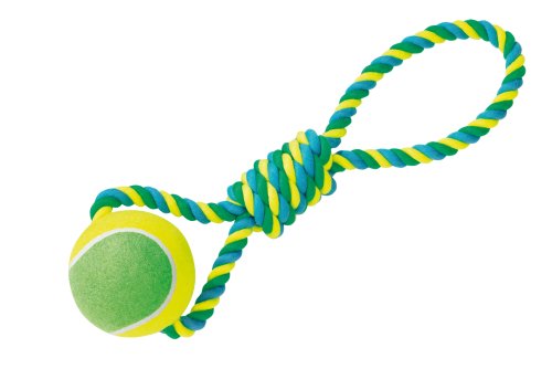 Nobby Rope Toy, Spielseil mit Tennisball XXL, 50 cm, Ball Ø 12 cm, 1 Stück von Nobby