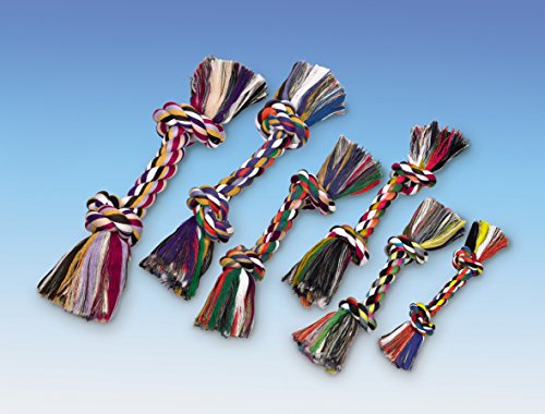 Nobby Rope Toy, Spielseile, bunt 90 g, 2 Knoten, ca. 29cm, 1 Stück Nobby Rope Toy, Spielseile, bunt 90 g, 2 Knoten, ca. 29cm, 1 Stück von Nobby