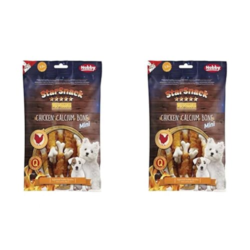 Nobby STARSNACK BBQ Mini Chicken Calcium Bone 113 g, 1 Stück (Packung mit 2) von Nobby