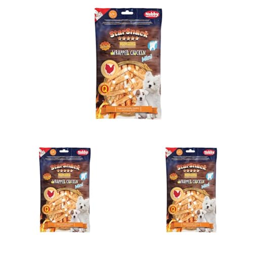 Nobby STARSNACK Barbecue Wrapped Chicken für alle Hunde, 1 Tüte (1 x 113 g) (Packung mit 3) von Nobby