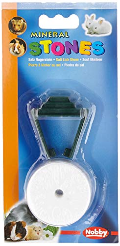 Nobby Salzleckstein für Kaninchen mit Halterung 84 g, 1 Stück (1er Pack) von Nobby