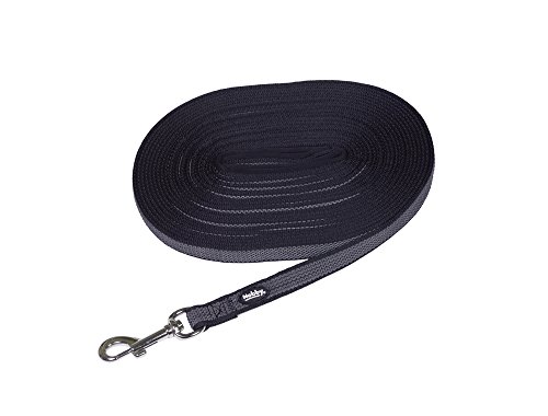 Nobby Schleppleine Anti-Slip, schwarz L: 10 m, B: 17 mm, 1 Stück Nobby Schleppleine Anti-Slip, schwarz L: 10 m, B: 17 mm, 1 Stück von Nobby