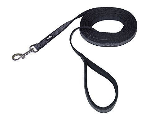 Nobby Schleppleine Anti-Slip, schwarz L: 5 m, B: 17 mm, 1 Stück von Nobby