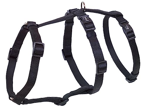 Nobby Sicherheitsgeschirr Turva Leckschutz für Hunde Nylon und Neopren (L-XL Hals 48-67 cm, Brust 75-100 cm, Schwarz) von Nobby