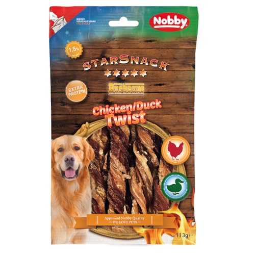 Nobby StarSnack Barbecue Chicken/Duck Twist ca. 113 g von Nobby