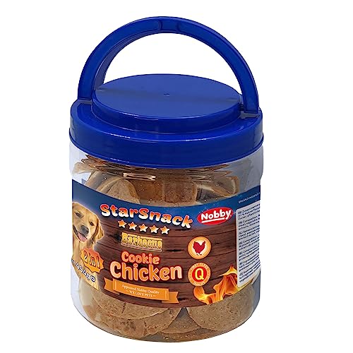 Nobby StarSnack Barbecue Cookie Chicken 1 Dose (1 x 454 g) 5,5-6,5 cm von Nobby
