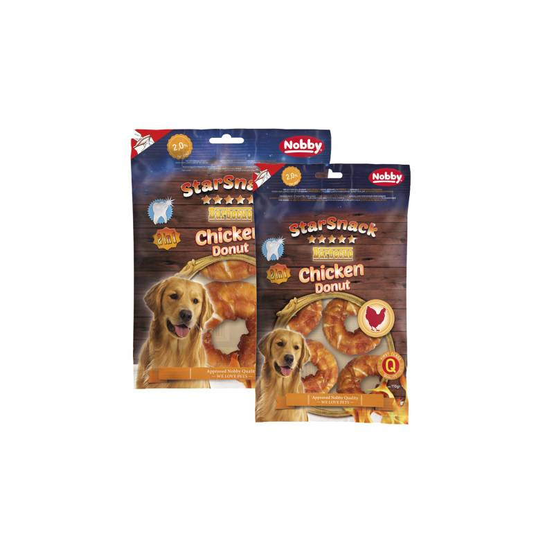 Nobby Starsnack BBQ Donut - Chicken - 5 Stück von Nobby