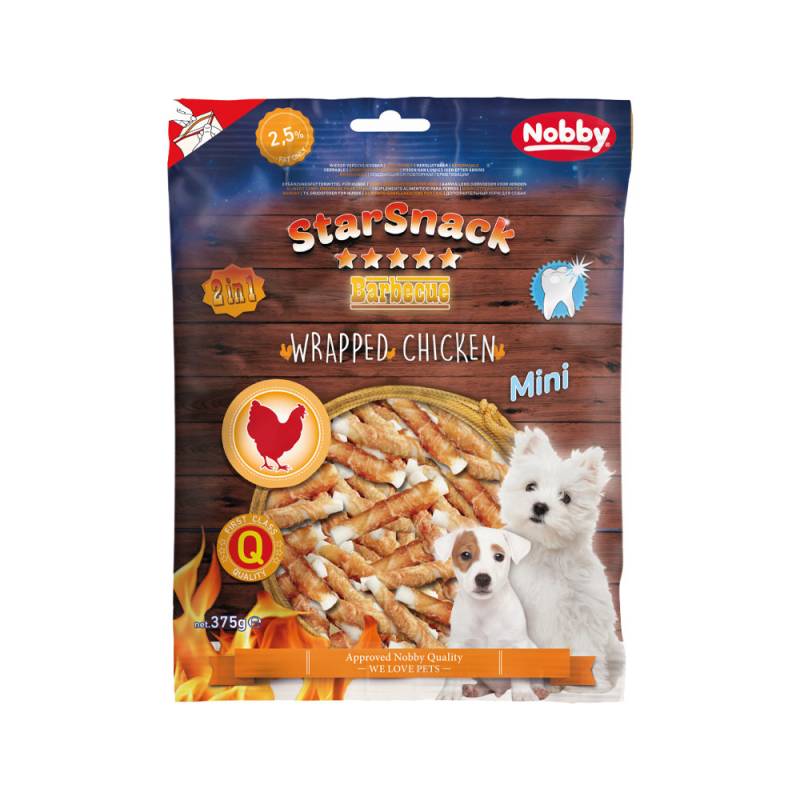 Nobby Starsnack BBQ Mini Wrapped Chicken - 113 g von Nobby
