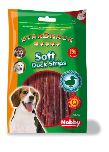 Nobby Starsnack Soft Duck Strips, 3 Packungen zu je 70 g von Nobby