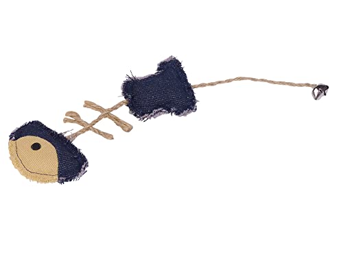 Nobby Stoff Fischgräten mit Catnip blau/braun 24 cm Nobby Stoff Fischgräten mit Catnip blau/braun 24 cm von Nobby