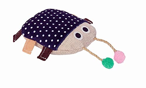 Nobby Stoff Käfer mit Catnip blau/braun; 10 cm Nobby Stoff Käfer mit Catnip blau/braun; 10 cm von Nobby