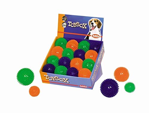 Nobby TPR Ball Spiky, 8 cm, 16 Stück von Nobby