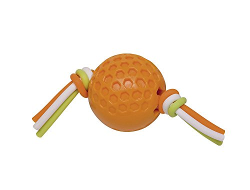 Nobby TPR Ball mit Silikonband orange 7,5 cm von Nobby