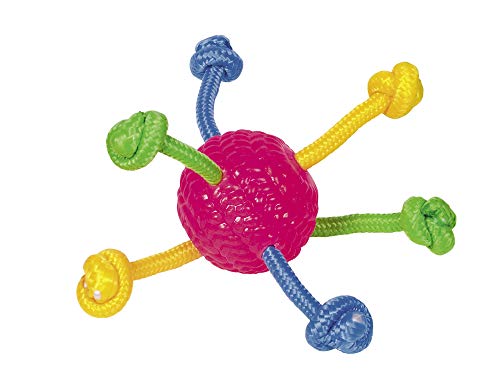 Nobby TPR Ball mit Spielseilen, Ø 8 cm, 1 Stück Nobby TPR Ball mit Spielseilen, Ø 8 cm, 1 Stück von Nobby