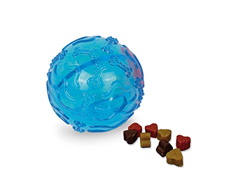 Nobby TPR Snackball, blau 8 cm, 1 Stück von Nobby