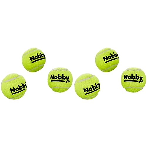 Nobby Tennisball mit Squeaker XS 4.5 cm; 3er Netz (Packung mit 2) von Nobby