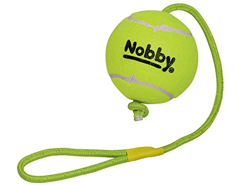 Nobby Tennisball mit Wurfschlaufe, XXL 12,5 cm, Seil 70 cm, 1 Stück Nobby Tennisball mit Wurfschlaufe, XXL 12,5 cm, Seil 70 cm, 1 Stück von Nobby
