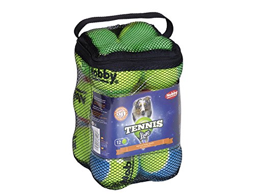Nobby Tennisball, M: 6,5 cm, 12er Netztasche, 1 Stück (1 x 12 Stück) Nobby Tennisball, M: 6,5 cm, 12er Netztasche, 1 Stück (1 x 12 Stück) von Nobby
