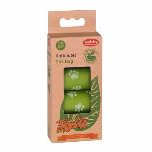 Nobby TidyUp Kotbeutel biologisch abbaubar grün 4 Rollen á 15 Beutel Nobby TidyUp Kotbeutel biologisch abbaubar grün 4 Rollen á 15 Beutel von Nobby