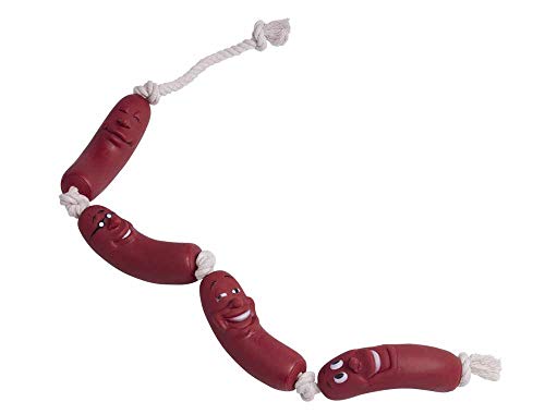 Nobby Vinyl Würstchenkette Classic 4er, 75 cm, rot Nobby Vinyl Würstchenkette Classic 4er, 75 cm, rot von Nobby