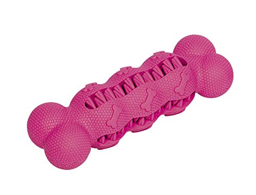 Nobby Vollgummi Knochen pink 17 cm Nobby Vollgummi Knochen pink 17 cm von Nobby