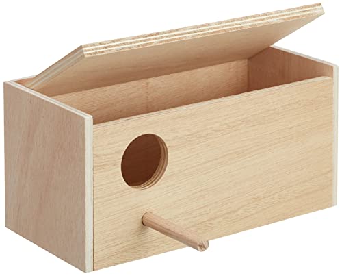 Nobby Wellensittich Nistkasten Loch Links, 28,5 x 14 x 14 cm Nobby Wellensittich Nistkasten Loch Links, 28,5 x 14 x 14 cm von Nobby