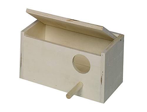 Nobby Wellensittich Nistkasten Loch rechts; 21 x 13x x 12,5 cm von Nobby
