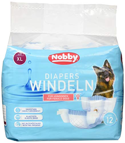 Nobby Windeln f. Hündinnen 12 St.; XL ; 40-58 cm von Nobby