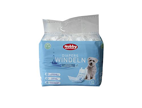 Nobby Windeln für Rüden, S-M, 30-46 cm, 1 Packung (1 x 12 Stück) Nobby Windeln für Rüden, S-M, 30-46 cm, 1 Packung (1 x 12 Stück) von Nobby