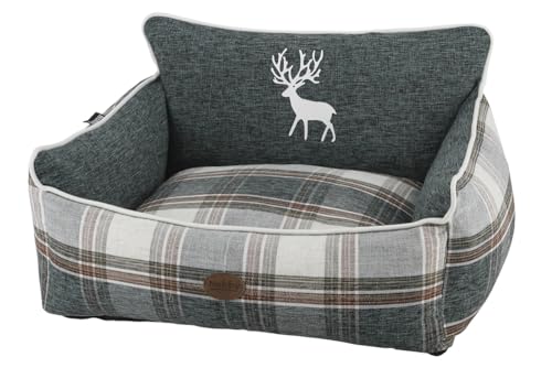 Nobby Xmas Komfort Bett eckig Deer grün LxBxH:65x55x28cm Nobby Xmas Komfort Bett eckig Deer grün LxBxH:65x55x28cm von Nobby