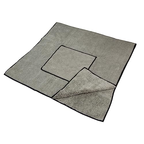 Nobby Mikrofaser Handtuch grau 100 x 50 cm Handtuch von Nobby