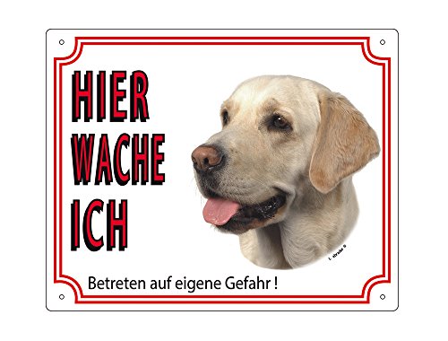 Warntafel Labrador hell gelb 12 x 3,5 cm Warntafel Labrador hell gelb 12 x 3,5 cm von Nobby