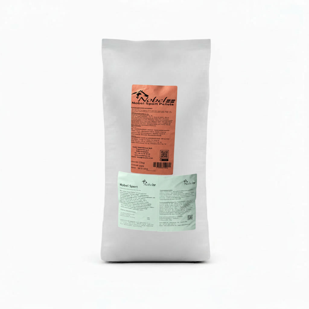 Nobel Sport Pellets 25kg Energiereich und leicht verdaulich Nobel Sport Pellets 25kg Energiereich und leicht verdaulich von Nobelfood