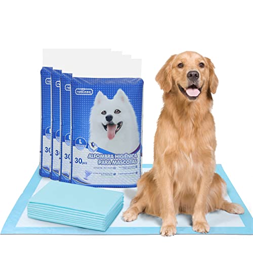 Nobleza -120 x Ultra saugfähige Hunde Trainingsunterlagen Welpenunterlage Welpen Toilettenmatte, 60 * 90cm von Nobleza