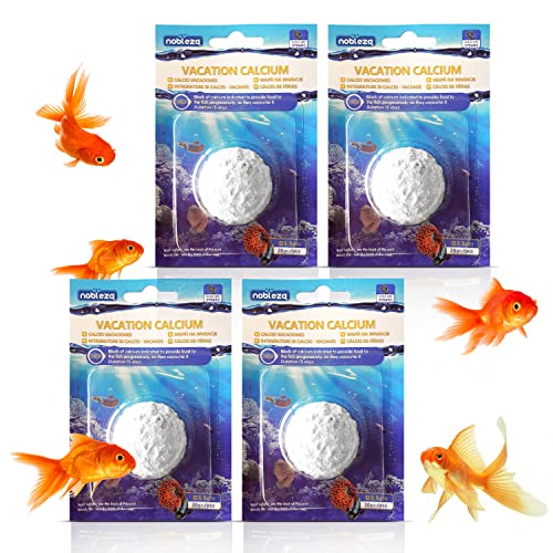 Nobleza 15 Tage Ferien-Alleinfutter für Aquarienfische(4 Pack), Wochenende Fischfutterstation, Gut versorgte Ferienfischfutter von Nobleza