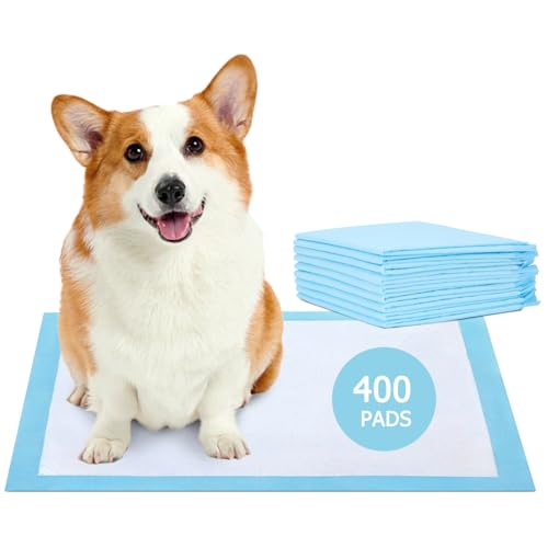Nobleza 400 Stück Trainingspads für Hunde Ultra saugfähige Hunde Trainingsunterlagen Welpenunterlage Welpen Toilettenmatte, 60 * 60cm, Packung mit 400 Stück Nobleza 400 Stück Trainingspads für Hunde Ultra saugfähige Hunde Trainingsunterlagen Welpenunterlage Welpen Toilettenmatte, 60 * 60cm, Packung mit 400 Stück von Nobleza