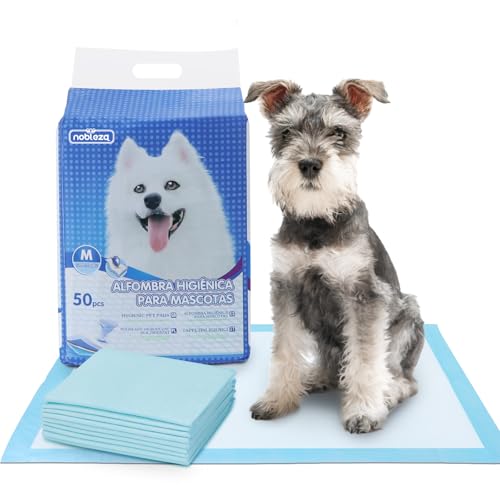 Nobleza -50 x Ultra saugfähige Hunde Trainingsunterlagen Welpenunterlage Welpen Toilettenmatte, 60 * 60cm, Packung mit 50 Stück Nobleza -50 x Ultra saugfähige Hunde Trainingsunterlagen Welpenunterlage Welpen Toilettenmatte, 60 * 60cm, Packung mit 50 Stück von Nobleza